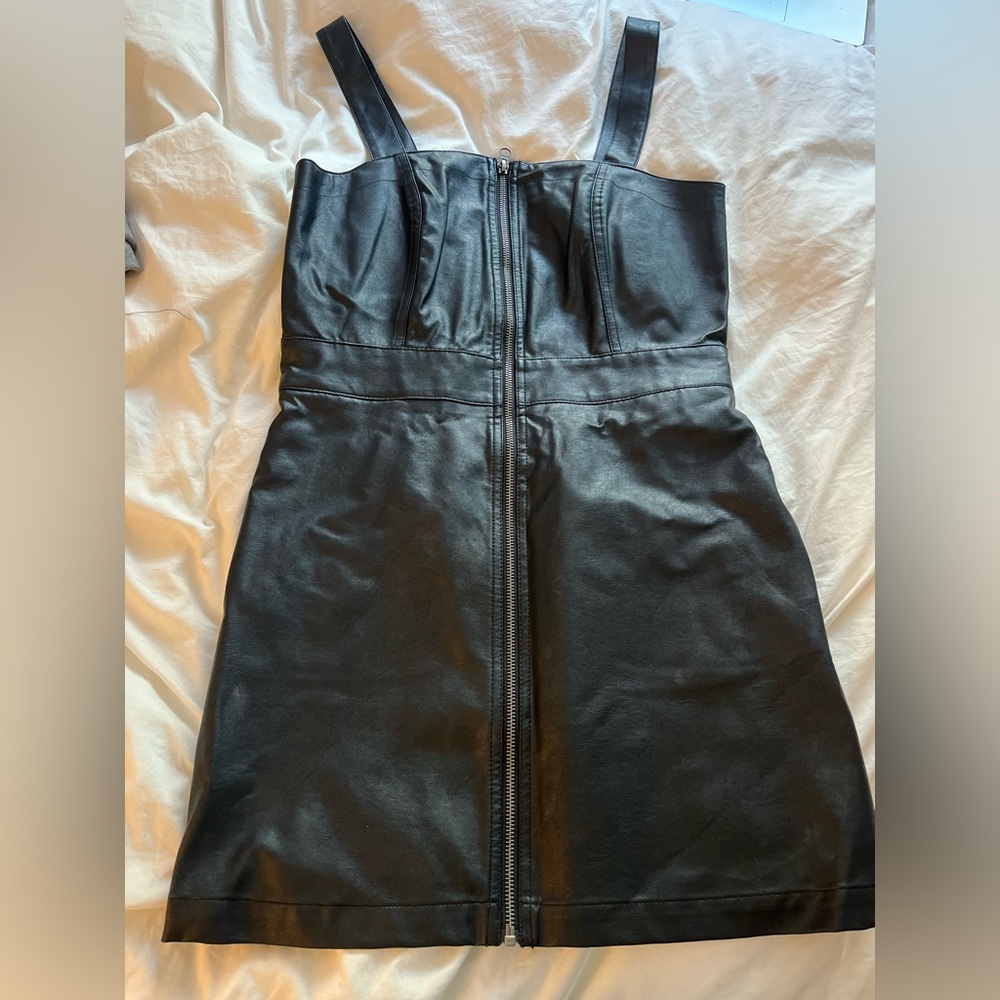 Target leather dress